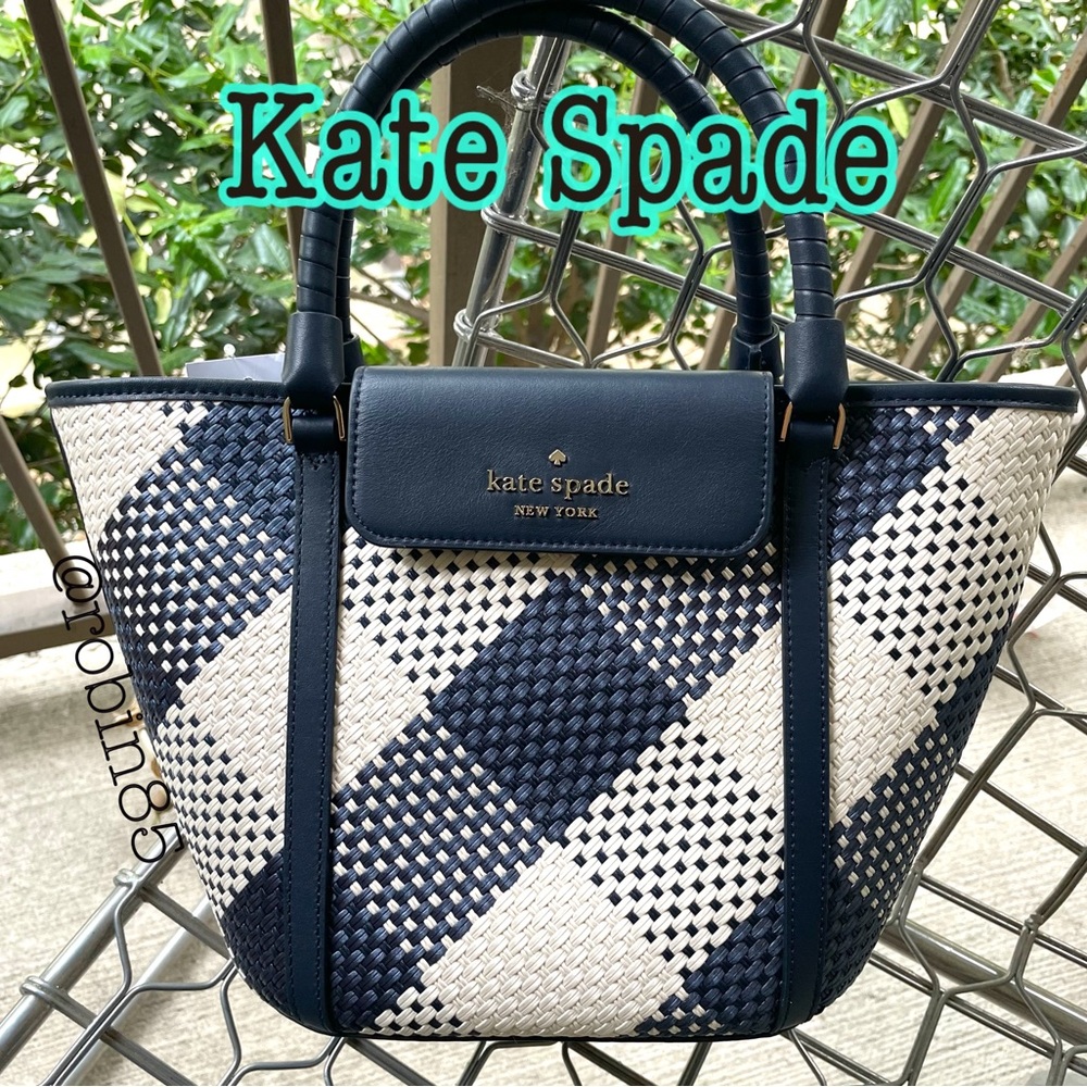 ♠️  KATE SPADE ♠️ Cruise Gingham Medium Tote ♠️ NWT’s